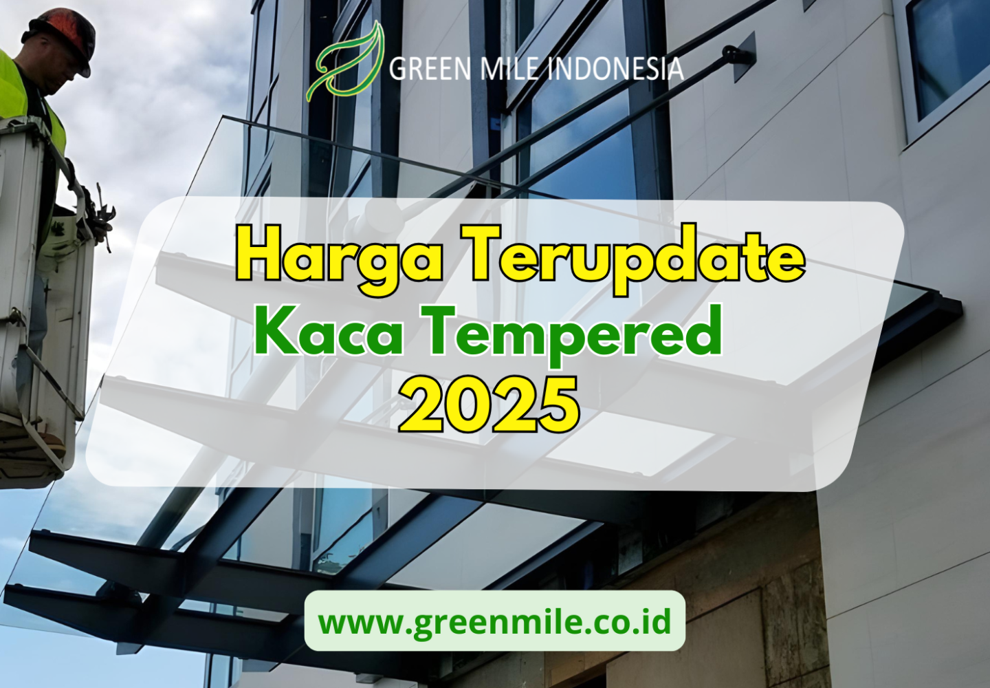 Kanopi Kaca Tempered