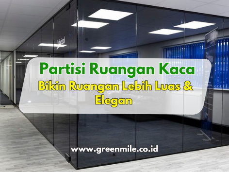 partisi kaca tempered