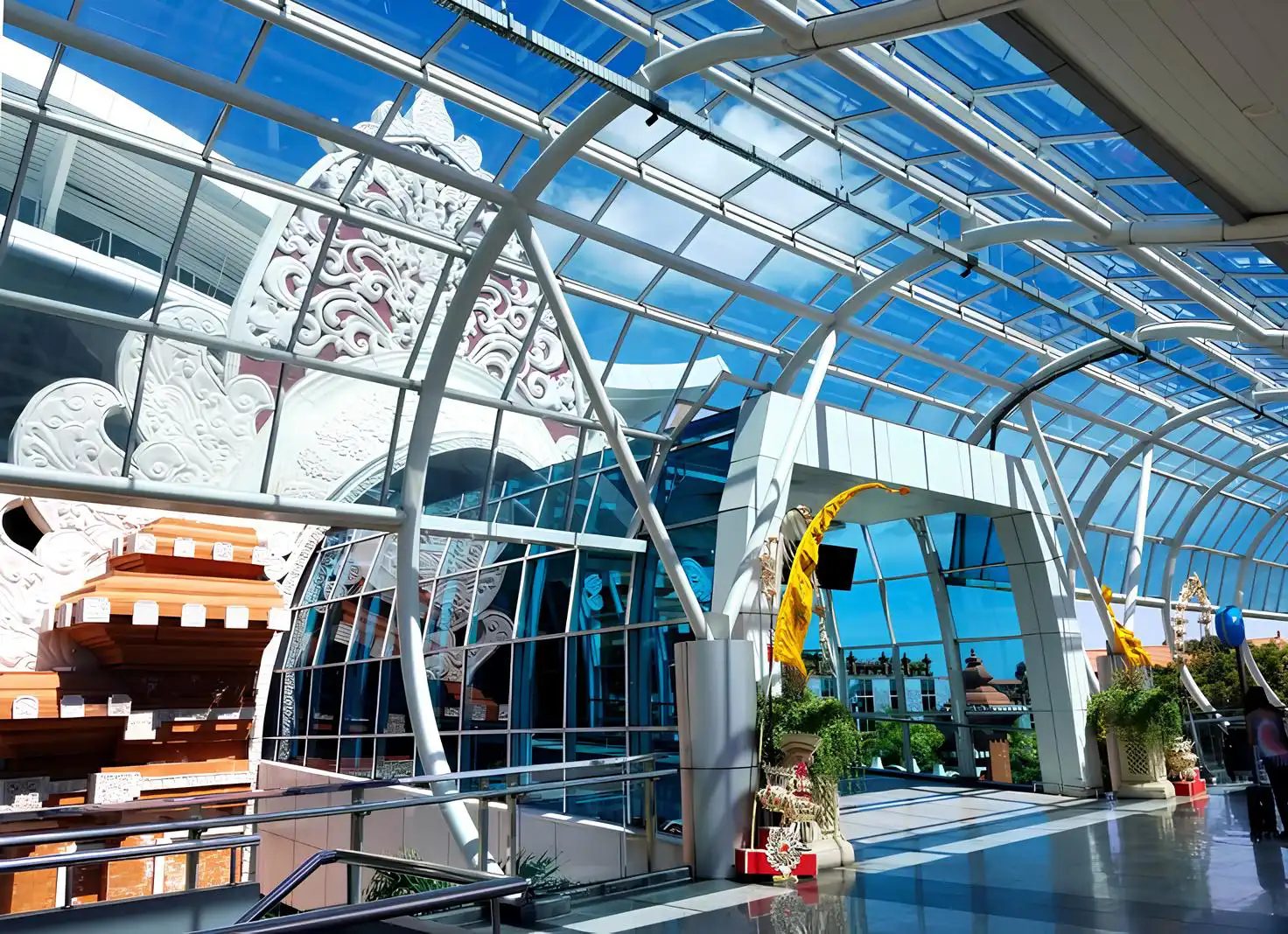 Bandara Ngurah Rai Bali, Kaca Green Mile